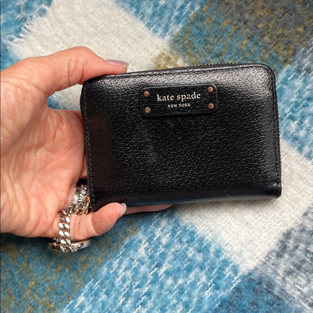 Kate Spade Black Leather Keychain Pouch
EUC - Picture 2 of 6